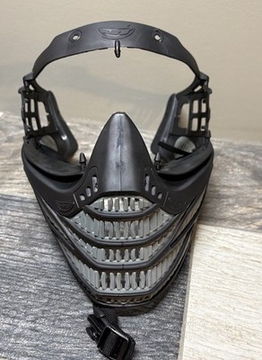 OG JT Flex 8 Black And Grey BANANA Uncut Paintball Mask
