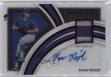 2022 Immaculate Clearly Material Signatures Red 7/25 Ryan Pepiot Auto 10k8