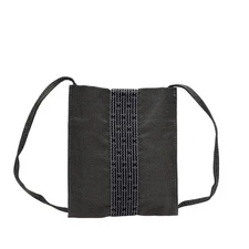 Auth HERMES Her Line Pochette - Gray Polyamide Polyester None Shoulder Bag