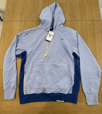 Nike Mens Pullover Basketball DriFit Standard Issue Hoodie NEW Medium-Tall Blue