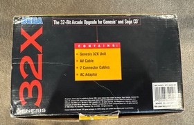 Sega Genesis 32x 32 X Console CIB Complete in Box w/ OEM Cables Power Manuals