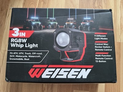 Weisen 3  LED RGBW Whip Light - New Open Box