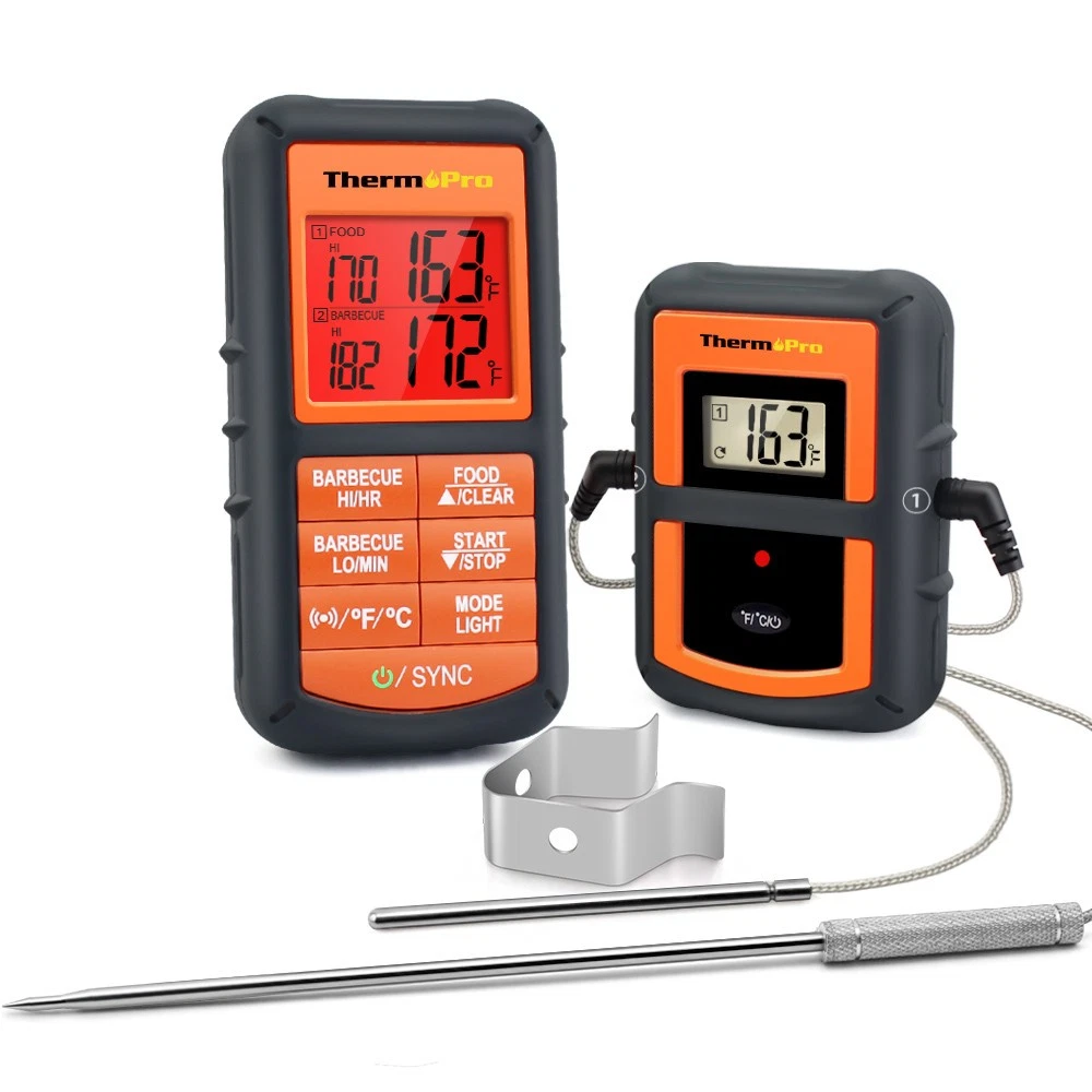 ThermoPro TP-08S Wireless Meat Thermometer Long Range Dual Probe Backlit Display
Opens in a new wind