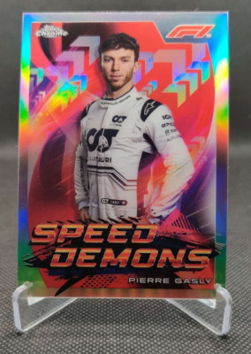2022 Topps Chrome F1 #SD-PG Pierre Gasly Speed demons racing card | eBay