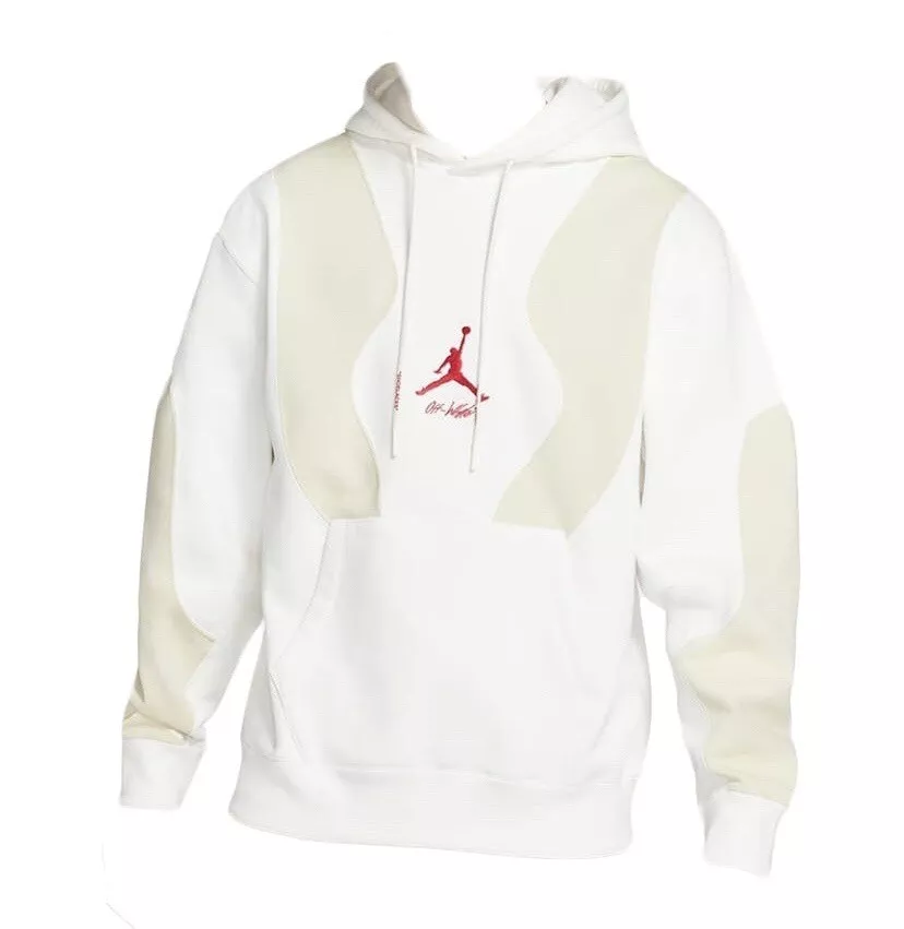 Off White x Nike Jordan White Hoodie New size Small S 100% Authentic Ships  ASAP