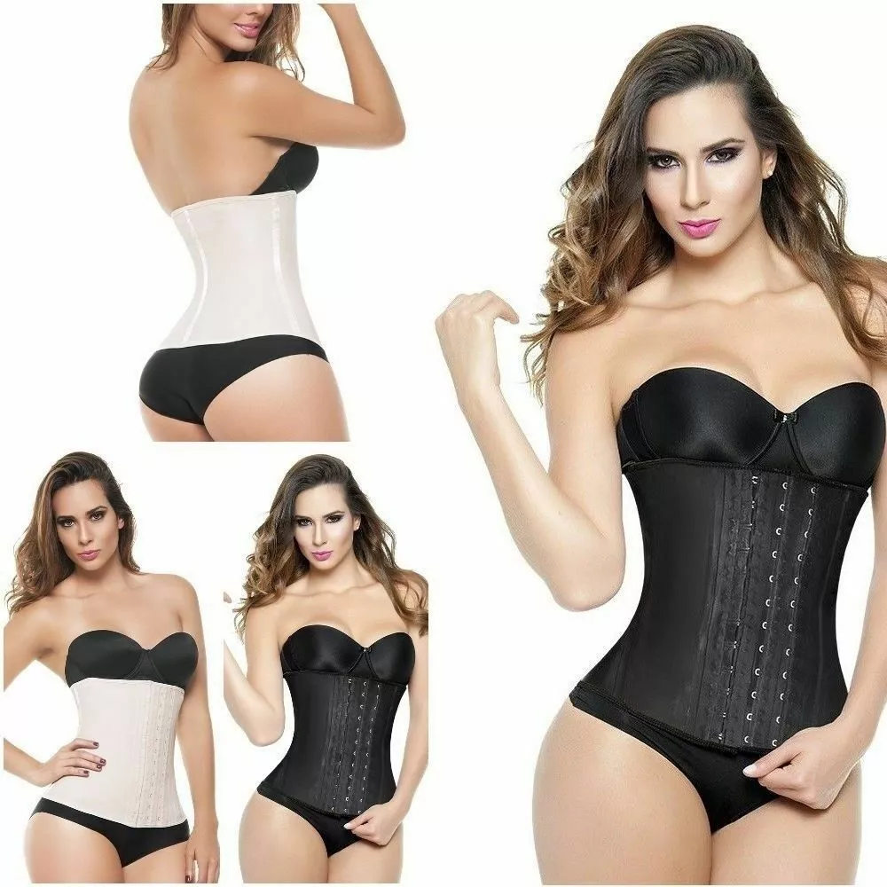 Fajas Colombianas Adjustable Hook Waist Corset And Eye Front