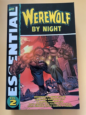 ESSENTIAL WERWOLF BY NIGHT Vol. 2 Marvel Comics TP TPB GN Near Mint Fresh Pages