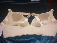 Auden Nursing Ease Lightly Lined Wirefree Bra Beige Pearl Color Size 38DD
