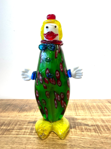Murano stained glass hand made " clown  " - Picture 1 of 9