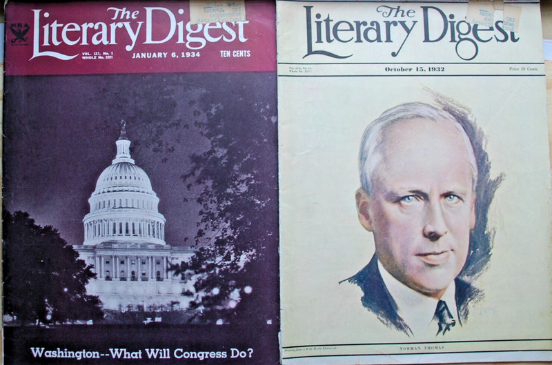 Literary Digest 1932 Norman Thomas 1934 Washington Congress Magazine