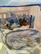 New Disney Frozen Olaf Snowman twin comforter sheet set xtra case  blanket