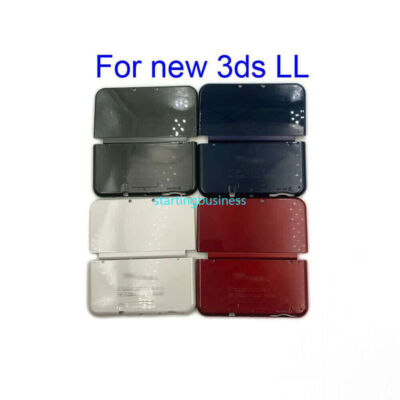 Top and Bottom case Console Protector Cover For New 3DS XL LL - 4 colors