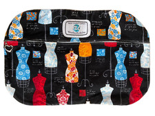 Colorful Dress Forms Pattern Travel Laundry Company Large Shoe Bag-Made in USA