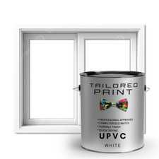 WHITE uPVC Spray Paint Windows Doors Plastic Cladding Fascia