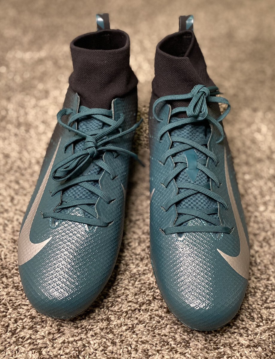 Nike Vapor Untouchable Pro 3 Cleats Eagles Green Black  display picture 1