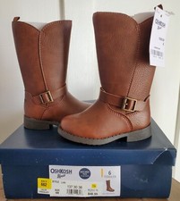 NEW OshKosh B'gosh Lumi Toddler Girls' Knee High Brown Boots 5T 6T 7T 9T