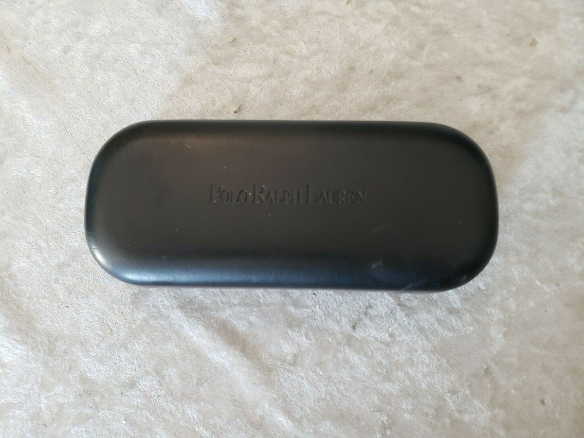 Polo Ralph Lauren Gatto Hard Eyeglass Sunglass Case Black