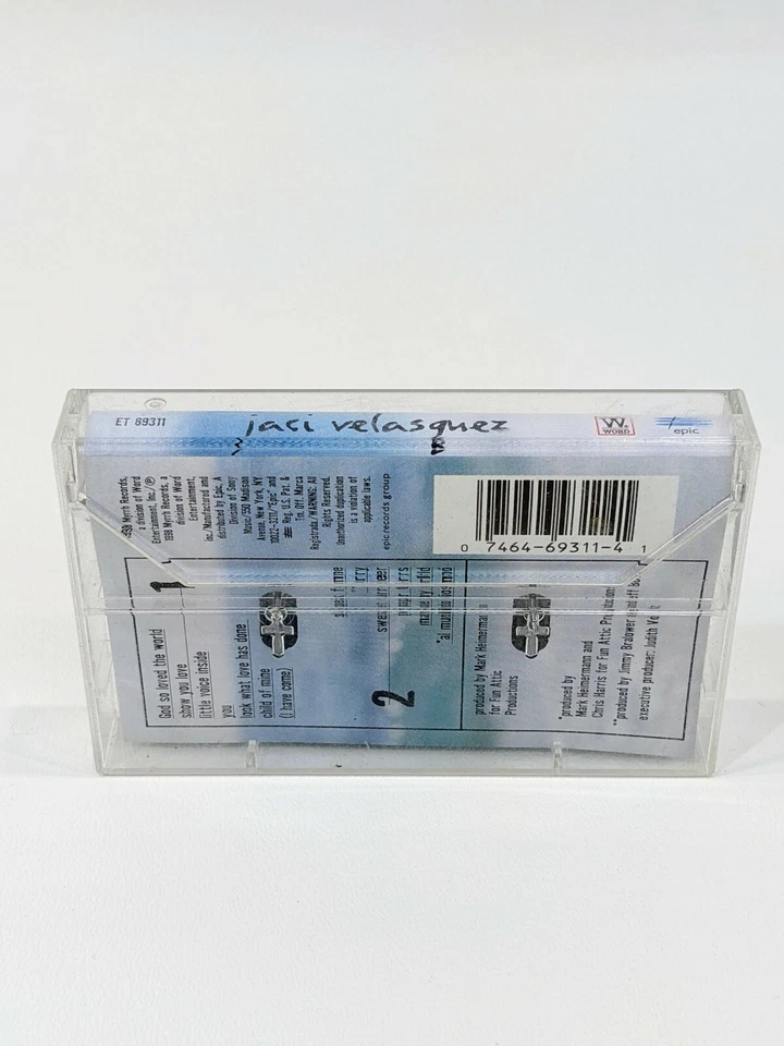 Jaci Velasquez : Self Titled - 1998 Cassette  Foto 2 de 3
