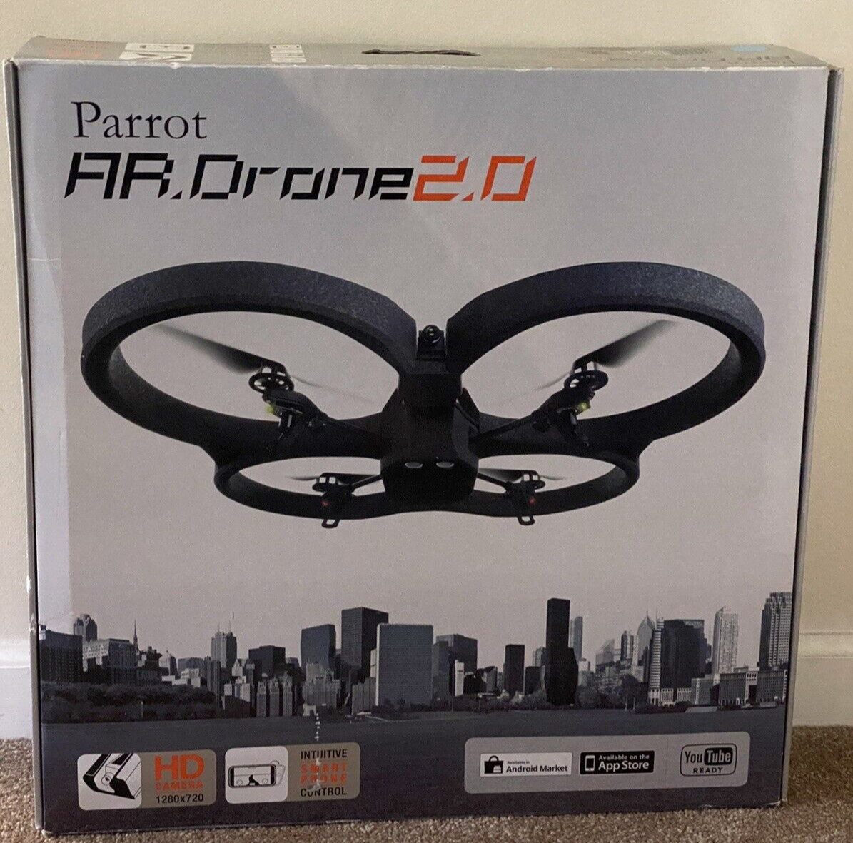 AR Drone 2.0 Parrot Academy - Remote Controlled Flying Toy in Box