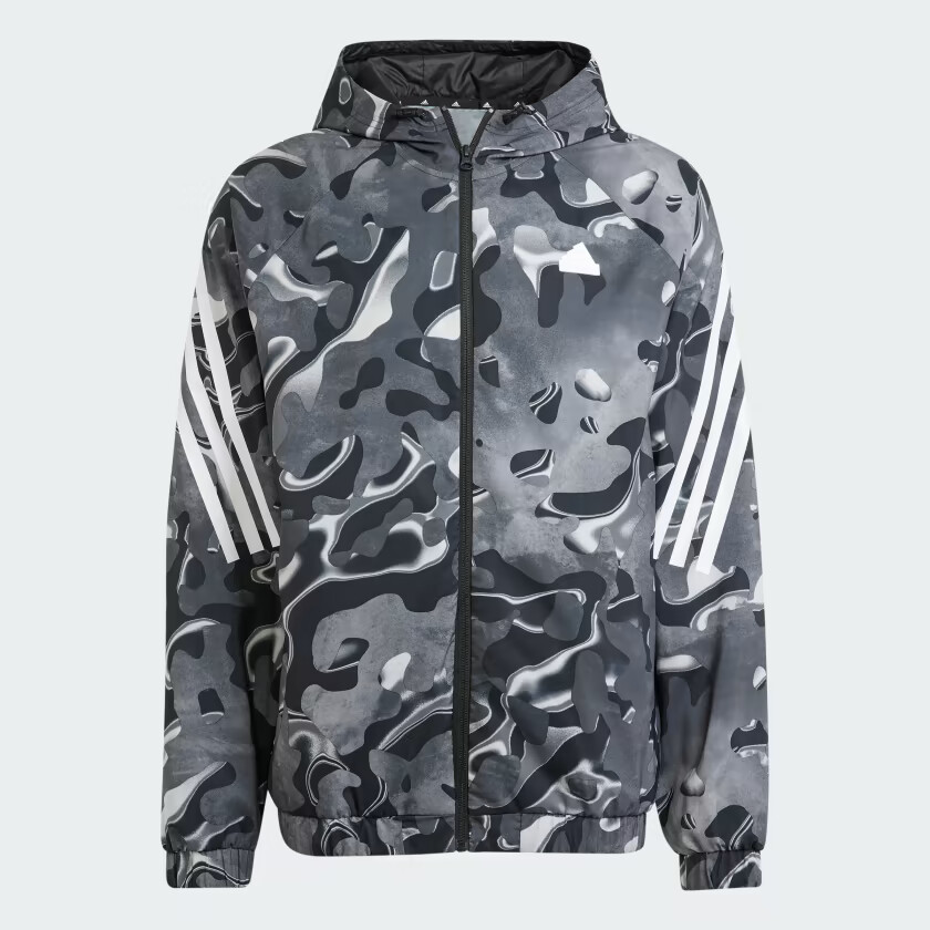 adidas Men's Future Icons All Over Print Full Zip Up Jacket