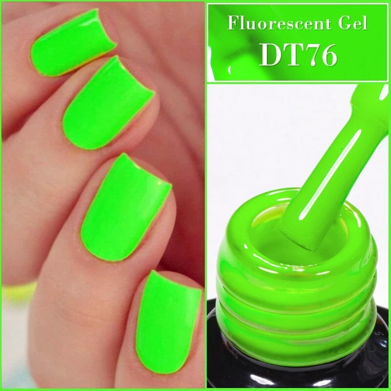 Sodium Barium Gel Polish - Lime Green Magnetic Chrome Inspired by Fireworks  – F.U.N LACQUER