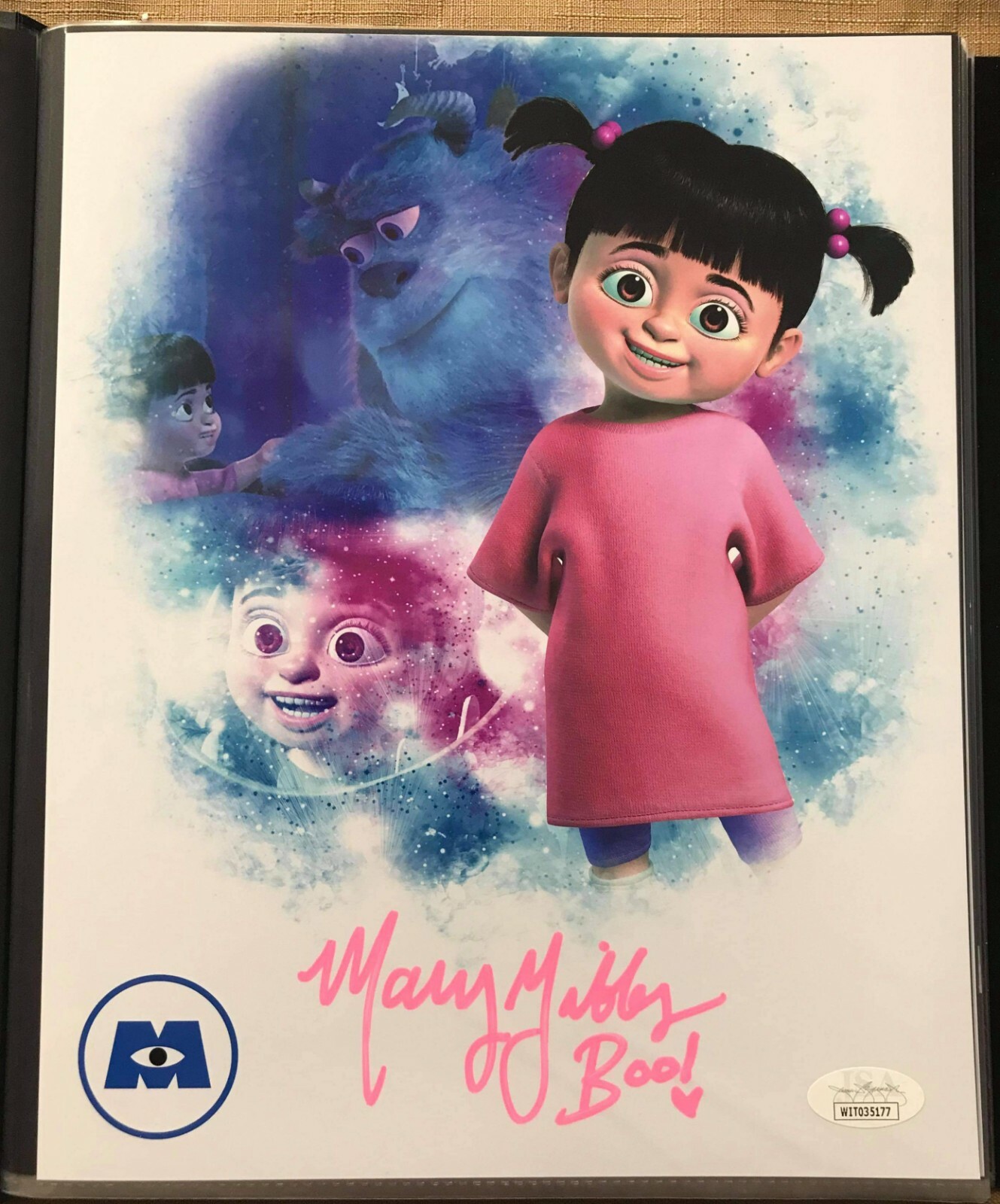 Mary Gibbs Monsters Inc Disney Pixar Signed 8x10 Photo Jsa Witness Certified A01 Ebay