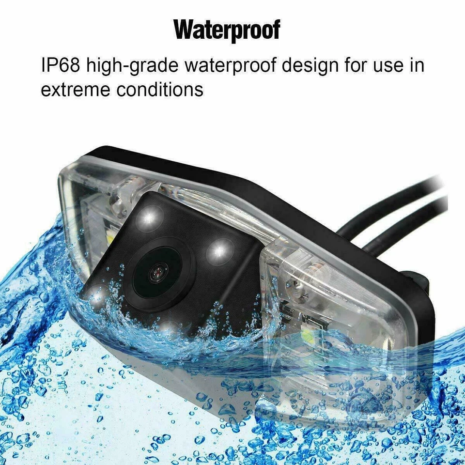 iPoster 4.3'' Mirror Monitor No1 Bracket +Rear VIew Backup Camera For Honda - Image 3 of 4