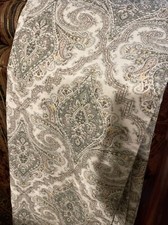 Traditions by Waverly Antique Paisley Rod Pocket Curtain Panel Pair 52x60