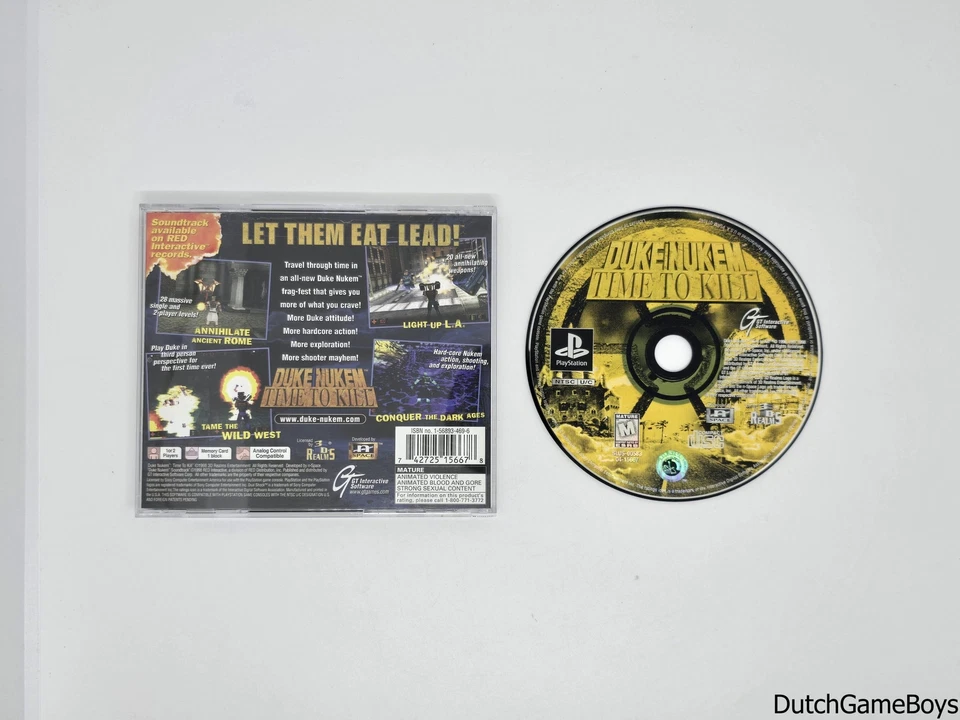 Playstation 1 / PS1 - Duke Nukem: Time To Kill+ Reg. Card - USA - Image 2 of 2