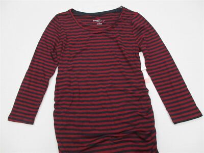 gap linen fit and flare dress Yellow Stripe Halter Maternity Dress M main image 1
