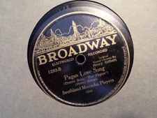 BROADWAY 78 RECORD 1354/PALACE DANCE ORCHESTRA/WHAT DO I CARE/ I HAVE TO HAVE/VG
