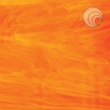 377.1 White Orange Opal Mix 6 x 6 Inch Oceanside System 96 Sheet Glass 3mm