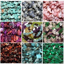 BEADS GEMSTONE CHIPS JEWELRY BEADS CHIPS AGATE JASPER GARNET ASSORTED STONES