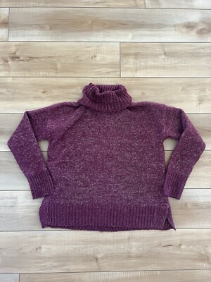 Banana Republic Women's Size Medium Purple Marl Oversized