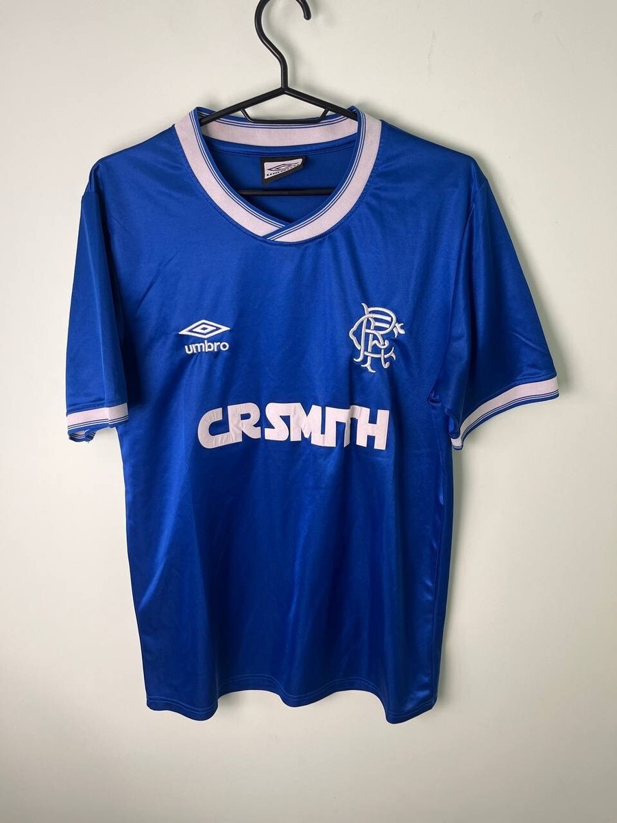 Glasgow Rangers Home Jersey Retro Replica Season 1985/1987 Size L