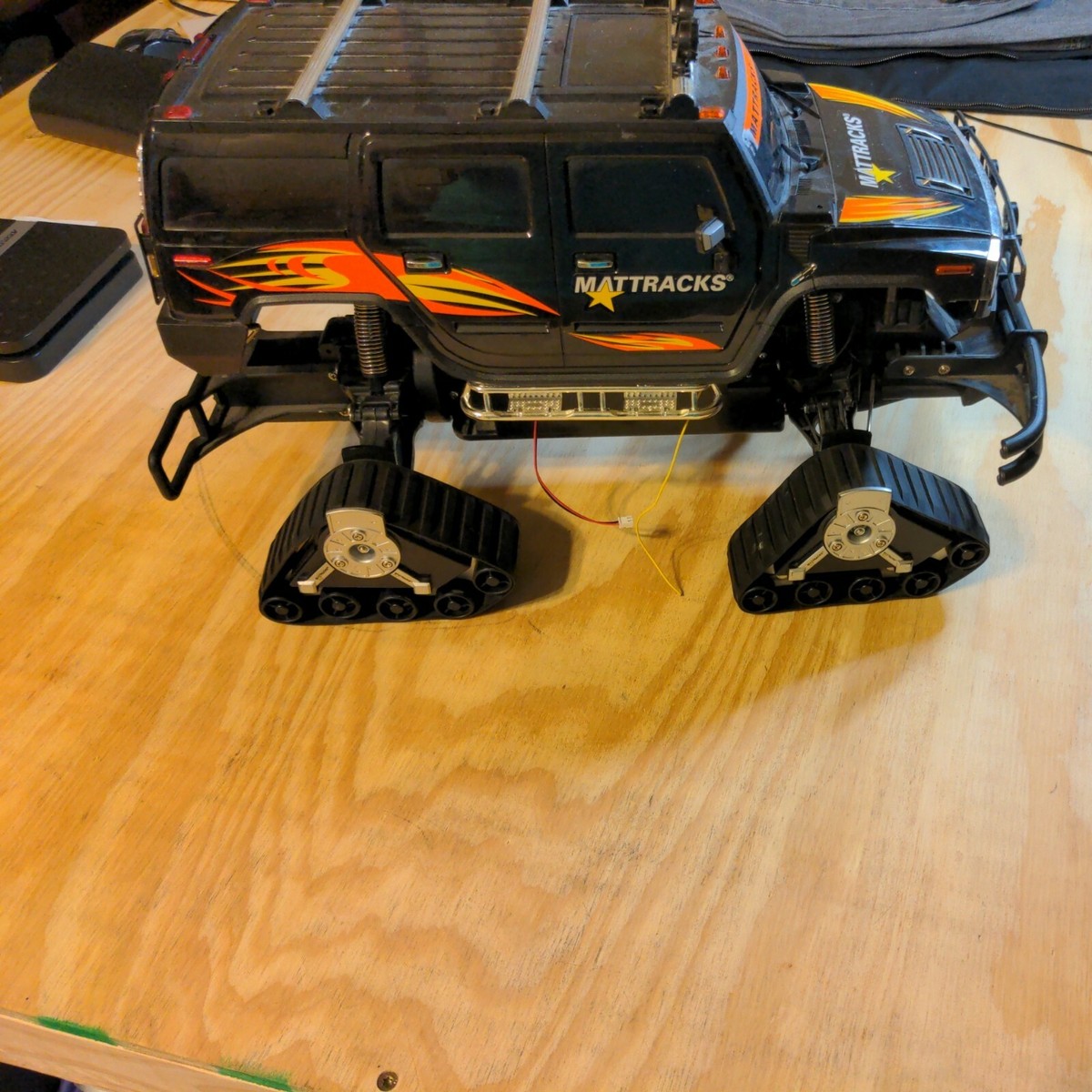 2003 Radio Shack 1:10 Hummer Mattracks 4WD Used 60-4358 rc