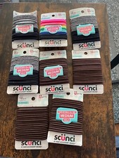 Lot Of 8 Scunci No Damage Comfort Classic Hair Elastics 18pcs Each 144 total