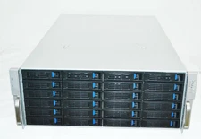 4U Rackmount Server Case with 24 Hot-Swappable SATA/SAS Drive Bays 4U Chassis