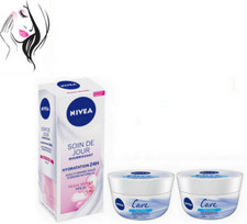 NIVEA 🔵 SOIN HYDRATANT VISAGE 🕛 24H 🔵 SOIN INTENSE VISAGE ET CORPS 🕛 24H