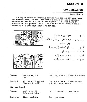 18 Hours MP3 Audio Defense Institute SAUDI ARABIC LANGUAGE DLI + Text on CD