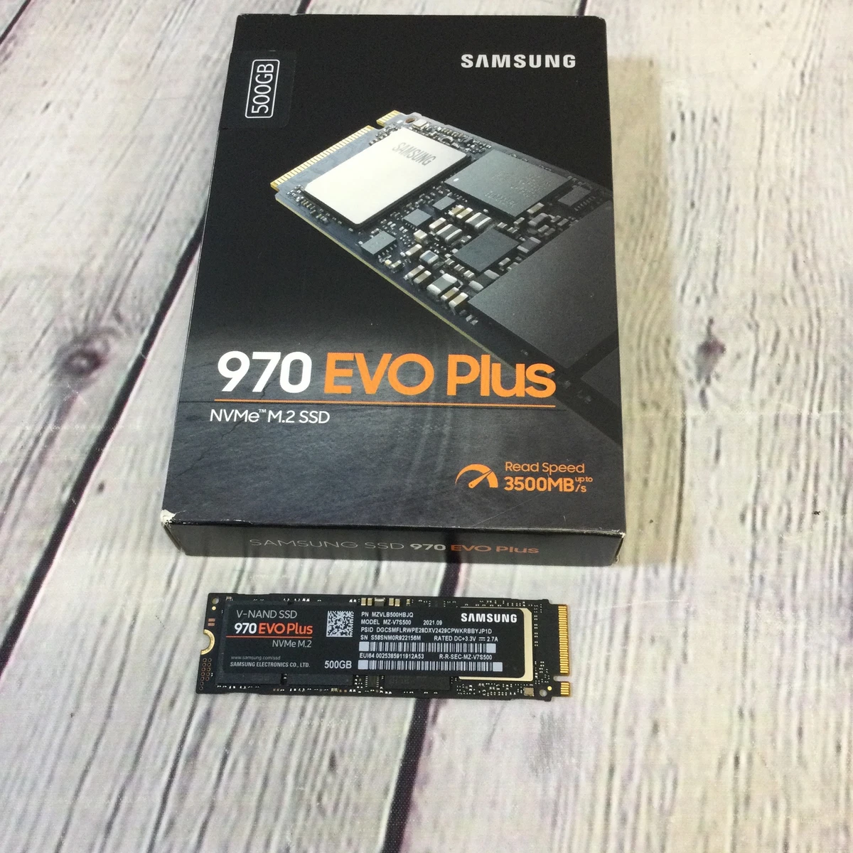 Samsung 500GB 970 EVO Nvme M2 Solid State Drive