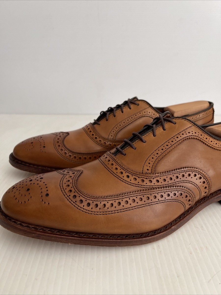Allen Edmonds McAllister Wingtip Oxford Dress Shoes - Walnut Brown
