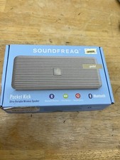 New Soundfreaq Pocket Kick Ultra Portable Wireless Bluetooth Speaker, Gold