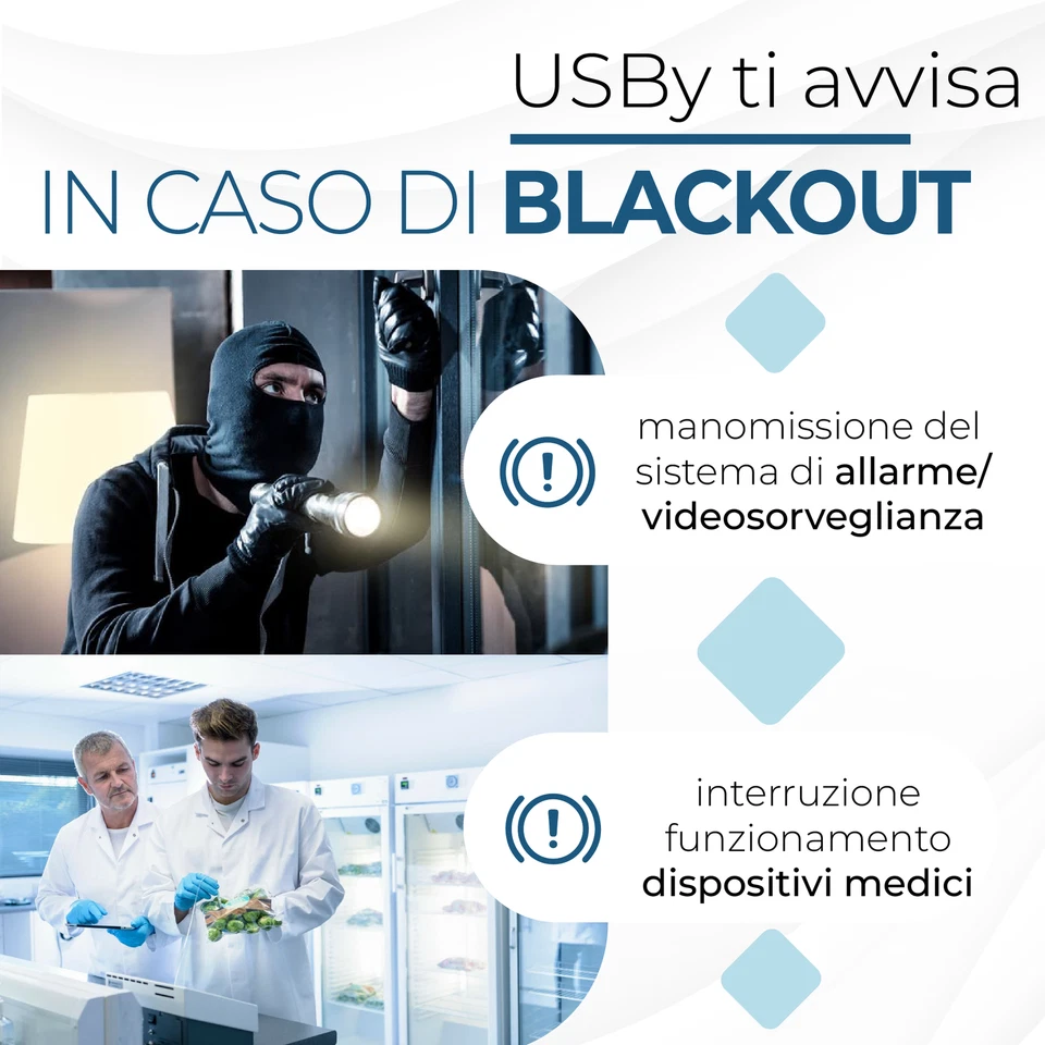 Avviso Interruzione Corrente Elettrica Allarme Mancanza Corrente - Immagine 3 di 4