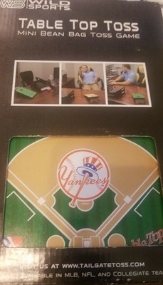 Mlb Ny Yankees Table Top Toss Mini Bean Bag Toss Game Man Cave