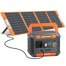 FlashFish P66 Solargenerator Power Station 230Wh 300W Optional 100W …
