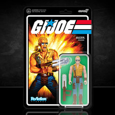 GI Joe Buzzer Action Figure 3.75  Super7 ReAction Retro Collection