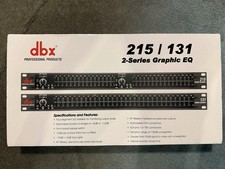 DBX 2-Series Graphic EQ 215/131 Equalizer Open Box Brand New