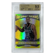 Panini NBA Prizm Jabari Parker Bucks Card 09/10 Gold Used