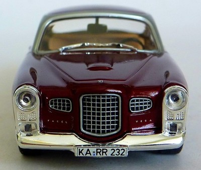 FACEL VEGA FA  1958 maroon WHITEBOX 1:43 WB044  Neu in OVP